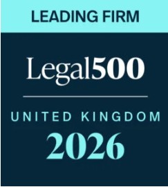Leading Firm Legal 500 UK 2025